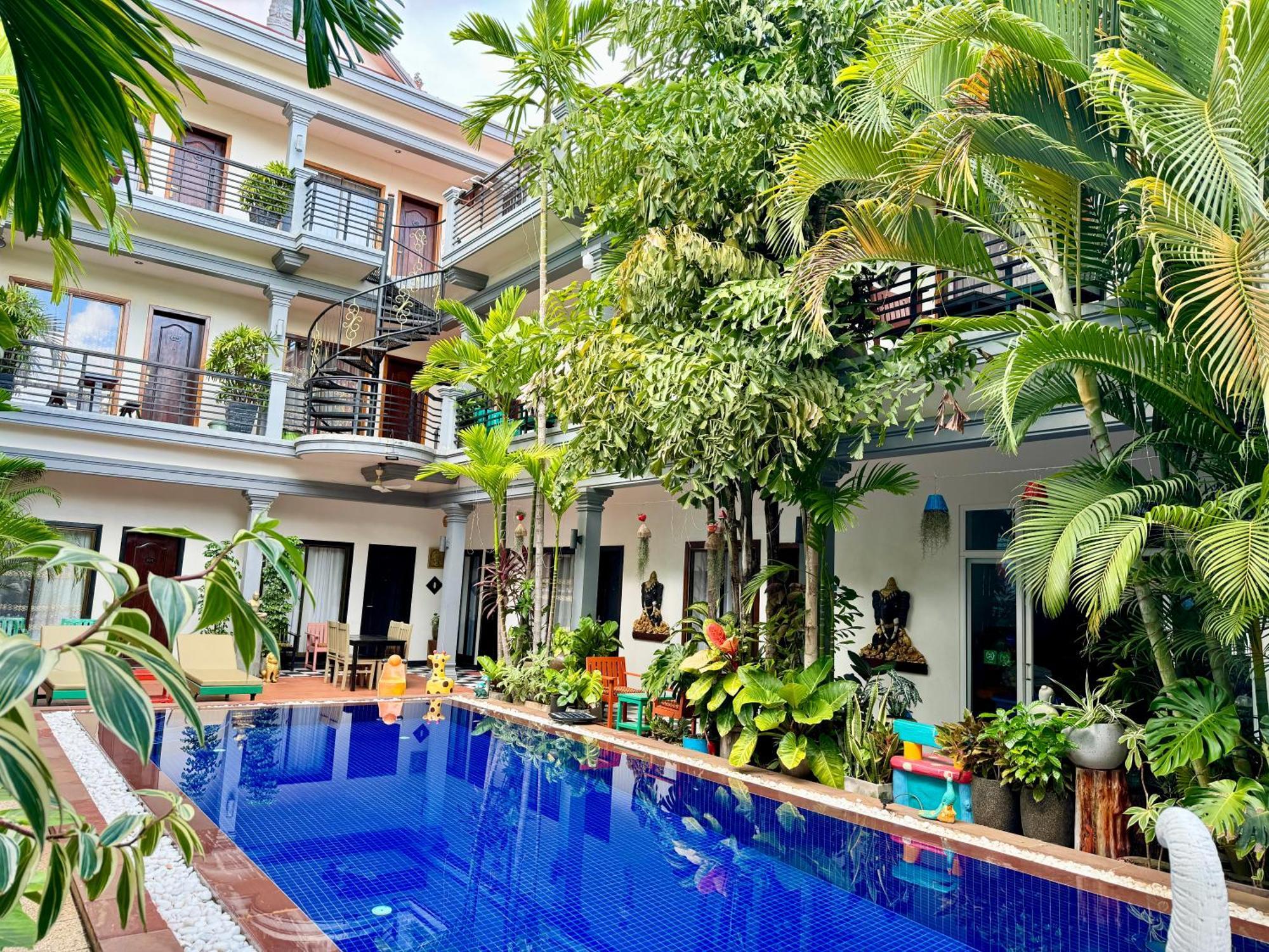 Asanak D'Angkor Boutique Hotel Siem Reap Exteriör bild