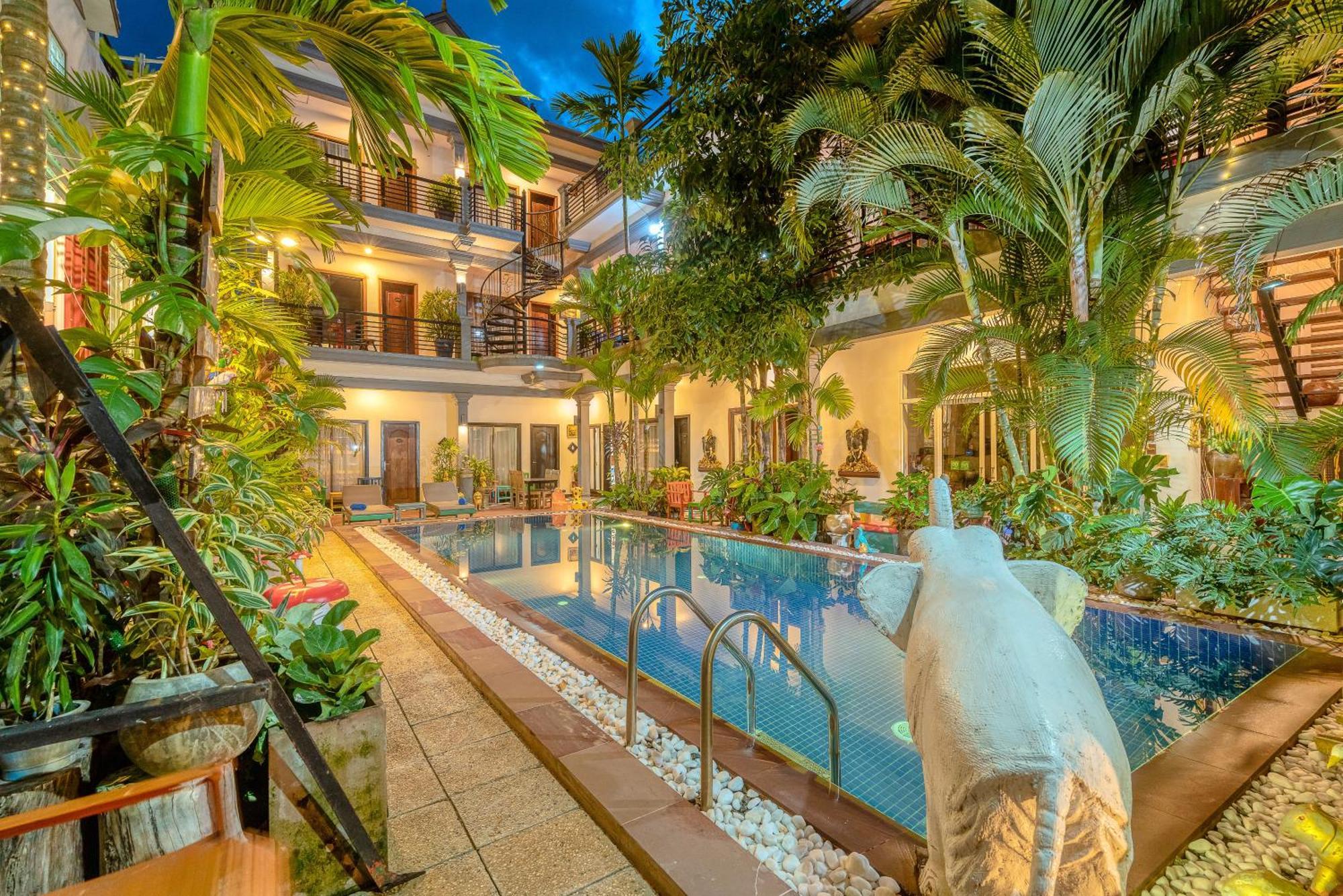 Asanak D'Angkor Boutique Hotel Siem Reap Exteriör bild