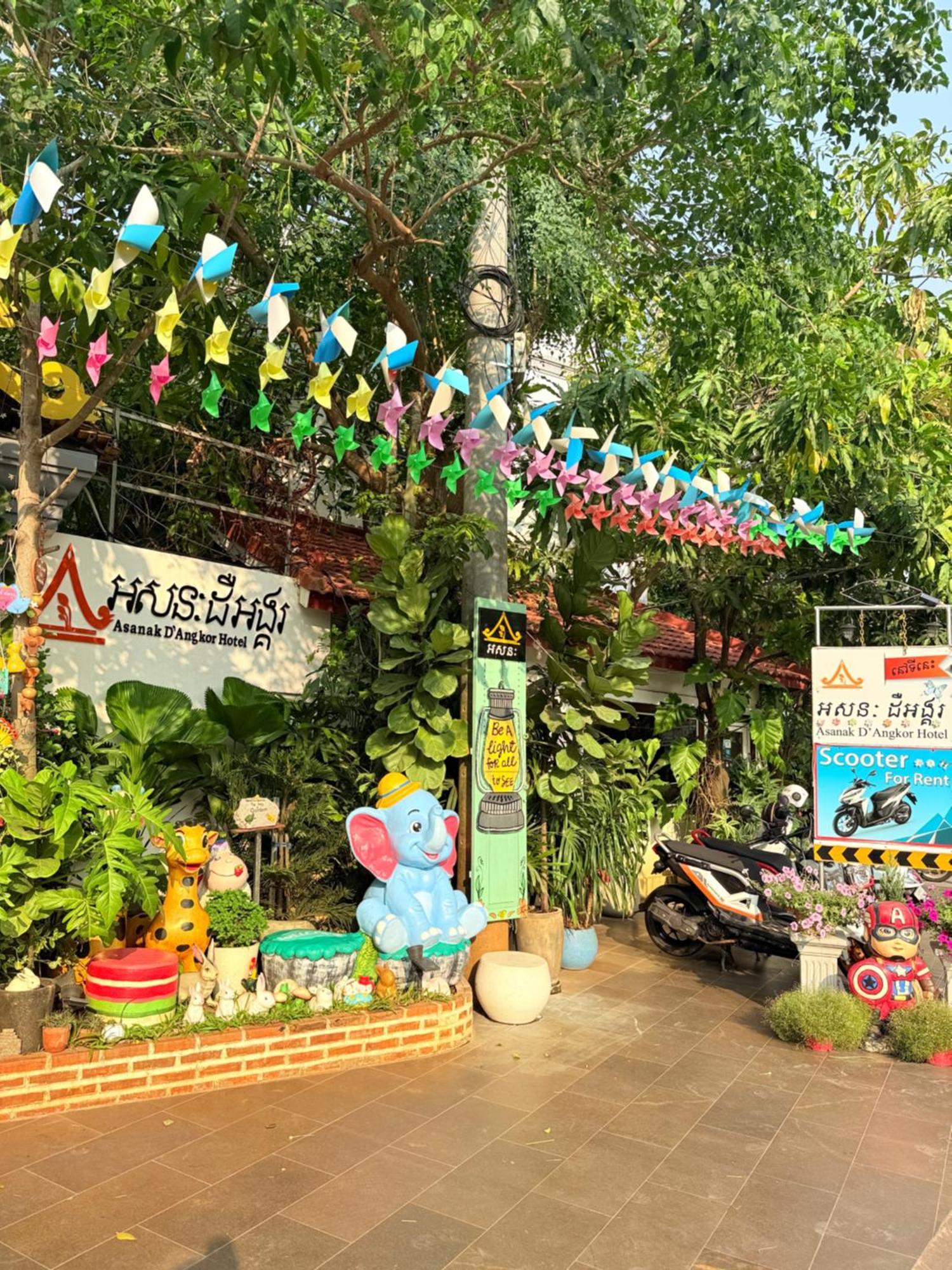 Asanak D'Angkor Boutique Hotel Siem Reap Exteriör bild