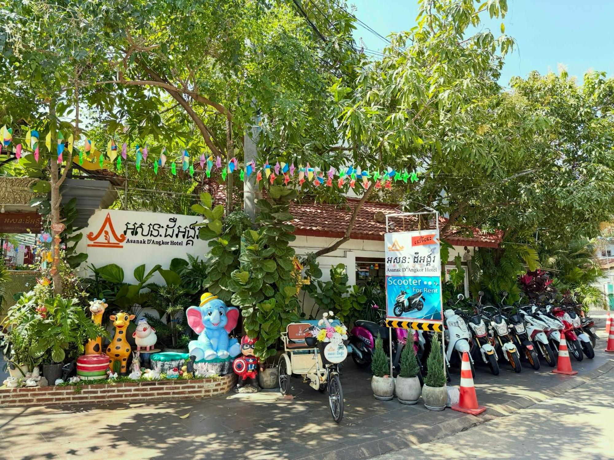 Asanak D'Angkor Boutique Hotel Siem Reap Exteriör bild